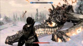 Skyrim PC Skyborn Altar Dragon amp Power Word [upl. by Niamrahc]