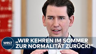 CORONA IN ÖSTERREICH quotWir sind auf den letzten Metern und kehren im Sommer zur Normalität zurückquot [upl. by Ylac]