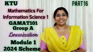 Linearization Mathematics for Information Science1GAMAT101 GroupAS1 KTU math 2024 Scheme Part16 [upl. by Paula]