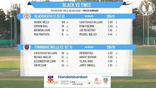 Kent Cricket League  Premier 1st XI  Blackheath CC v Tunbridge Wells CC [upl. by Analad]