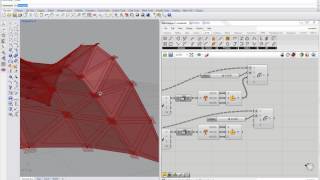 Tassellazione Superficie Nurbs con Grasshopperavi [upl. by Amis793]