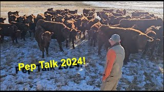 Annual Calving Meeting 2024  Hashknife Ranch  Calving Season [upl. by Gebelein]