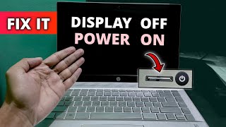 Fix it Laptop ON but Display Black  Black Screen Problem  Laptop Starts but No Display [upl. by Marlee]