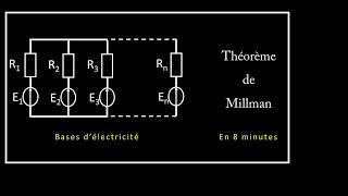 Théorème de Millman  Cours et Application [upl. by Yentrok669]