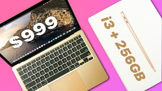 2020 MacBook Air i3  256GB  Unboxing  Impressions [upl. by Esyahc]