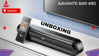 boAt Aavante Bar 490  Unboxing  Bluetooth Soundbar 10W RMS Signature Sound  Upto 7Hrs nazeertech [upl. by Yesima]