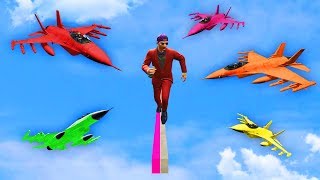 BRUTAL PLANES VS RUNNERS GTA 5 Funny Moments [upl. by Boni]