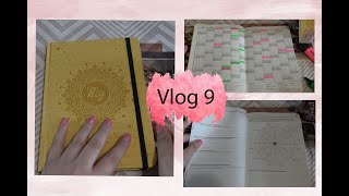 Vlog 9  Présentation de mon nouvel agenda🗓️🟨 [upl. by Eelessej353]