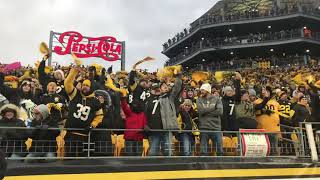 Pittsburgh Steelers Renegade Dec 19th at Heinz Field Pittsburgh PA [upl. by Malik840]