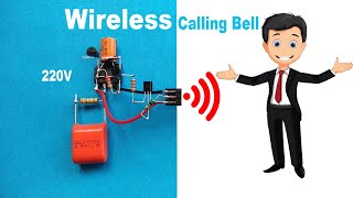 How To Make 220V Touchless Musical Calling BellMotion Sensor SwitchDoorbell CircuitHindi [upl. by Kiah239]