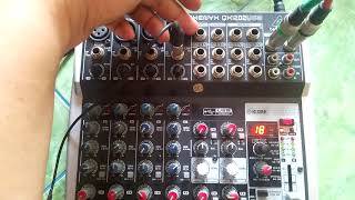 Uji coba mixer behringer  Behringer Xenyx QX1202USB Mixer with Effects behringer xenyx mixer [upl. by Kosey]