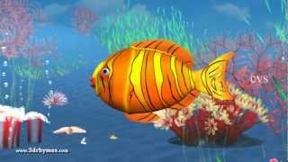 12345 Once i caught a fish alive  3D Animation English Nursery rhyme for children [upl. by Endor562]