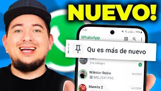 Nueva ACTUALIZACIÓN de WHATSAPP IPHONE y ANDROID 2024 [upl. by Uchida]