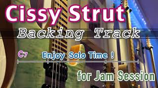 Cissy Strut Backing Track for adlib jam session [upl. by Rothwell]