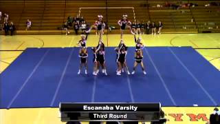 Escanaba Varsity Final Round Performance [upl. by Aleehs]