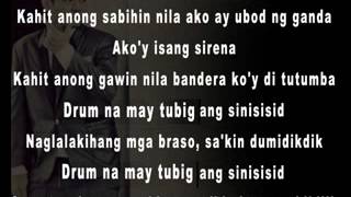 SIRENA Gloc 9 ft Ebe Dancel with lyrics [upl. by Cherian]