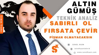 ALTIN VE GÜMÜŞ ANALİZİ SABIRLI OL FIRSATA ÇEVİR ÖNEMLİ UYARILAR [upl. by Inaoj]