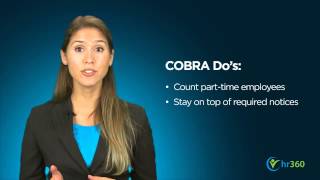 COBRA Mistakes – Do’s and Don’ts [upl. by Enyamrahc]