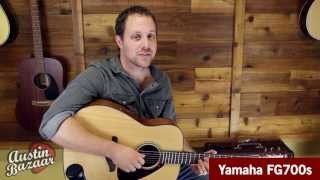 Yamaha FG700s Acoustic Guitar Demo  Austin Bazaar [upl. by Hefter]