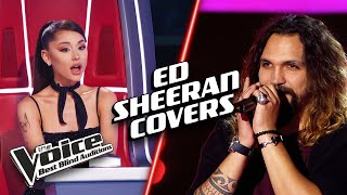 Unreal ED SHEERAN covers  The Voice Best Blind Auditions [upl. by Irelav847]