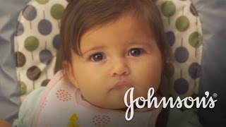 For Babys Delicate Eyes  JOHNSONS® Baby Shampoo with NO MORE TEARS® Formula [upl. by Yruy]