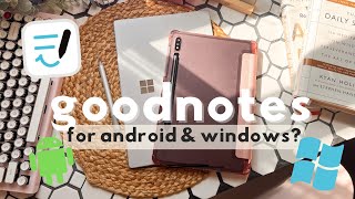 Goodnotes for Android and Windows is it worth it 📝 Features Pricing  Digital Planning ✨ [upl. by Rand]