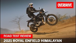 2021 Royal Enfield Himalayan road test review  OVERDRIVE [upl. by Riannon]