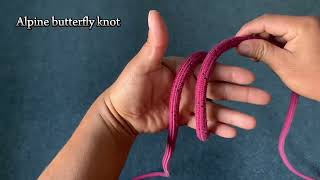 Alpine butterfly 🦋 knot [upl. by Ronald]