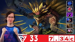 DOTA 2 TUNDRA33 the BRISTLEBACK OFFLANE 734c 2 [upl. by Bael]