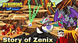 The Story of God Zenix 😈 in Dynamons World 😮🤩  part 1 [upl. by Nonnag554]