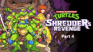 TMNT Shredders Revenge Part 4 Leatherhead  Captain Zorax  Baxter Stockman [upl. by Nile]