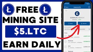 Claim free 5 LTC daily with this litecoin mining site 2023  Free litecoin [upl. by Akcired]