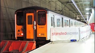 Trains at London Stansted Airport Station 2017 [upl. by Isolda]