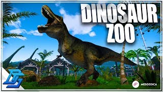 BUILDING MY OWN DINOSAUR ZOO MIGHTY TREX  Mesozoica  Pt 1 [upl. by Duck832]