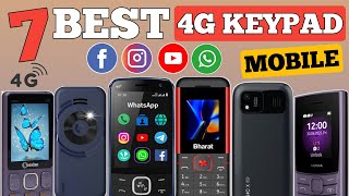 Top 7 New 4G Keypad Mobile in 2023 😍😍  Best 4G Keypad Phone in India  Review Firm [upl. by Koziel388]