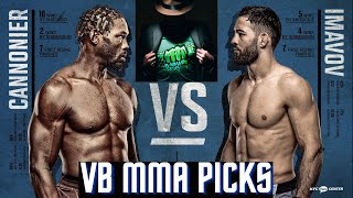 VB MMA PICKS  UFC Louisville Cannonier vs Imavov Sat June 8 2024 [upl. by Buehler825]