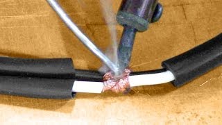 How to repair a cut power tool cord [upl. by Anelad]