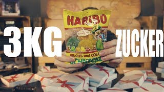 Tschüss Gesunde Ernährung XXL Haribo Adventskalender getestet [upl. by Alohs]