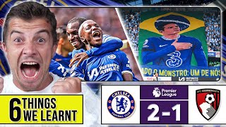 6 THINGS WE LEARNT FROM CHELSEA 21 BOURNEMOUTH [upl. by Euginimod129]