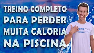 10 EXERCÍCIOS NA PISCINA PARA PERDER MUITA GORDURA [upl. by Aierb678]