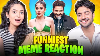 Reacting to Funniest India’s got Latent Memes 😂 [upl. by Aikim544]