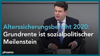 Rentenversicherungsbericht und Alterssicherungsbericht 2020 am 140121 [upl. by Amuwkuhc]