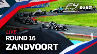 ROKiT British F4 Championship  Zandvoort  Round 16 [upl. by Hamforrd]