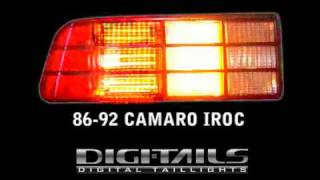 DigiTails 198692 Camaro IROC Sequential LED Tail Lights [upl. by Nnylhtak523]