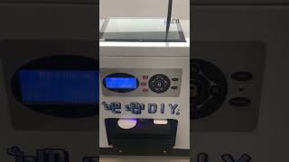 UV printer printing badge [upl. by Vincent]