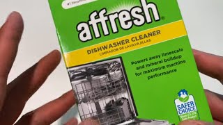 Affresh Dishwasher Cleaner Review and How to Use [upl. by Gurtner]