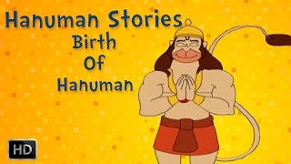 Hanuman Story in English  Birth Of Hanuman  Animated  Kids Short Stories [upl. by Hatti160]