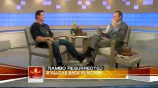 Sylvester Stallone talks Rambo with Matt Lauer [upl. by Zorina]