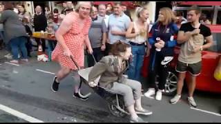 Rhayader Wheelbarrow Race  18 July 2018 [upl. by Benil]