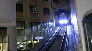 Standseilbahn 690001 Lugano Bahnhof  Wagen kommt in die Talstation 2019  Funicolare [upl. by Navac]